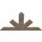 Ekena Millwork Saratoga Smooth Timber Gable Bracket, Douglas Fir, 48"W x 28"H x 1 1/2"D x 5 1/2"F, 14/12 Pitch GBW048X28X0206SAR00SDF - alternate 4